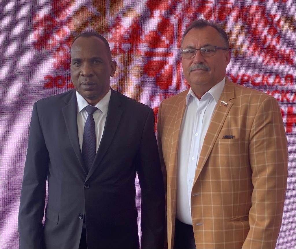 Встреча ректора Курского медуниверситета  В.А. Лазаренко с послом Танзании