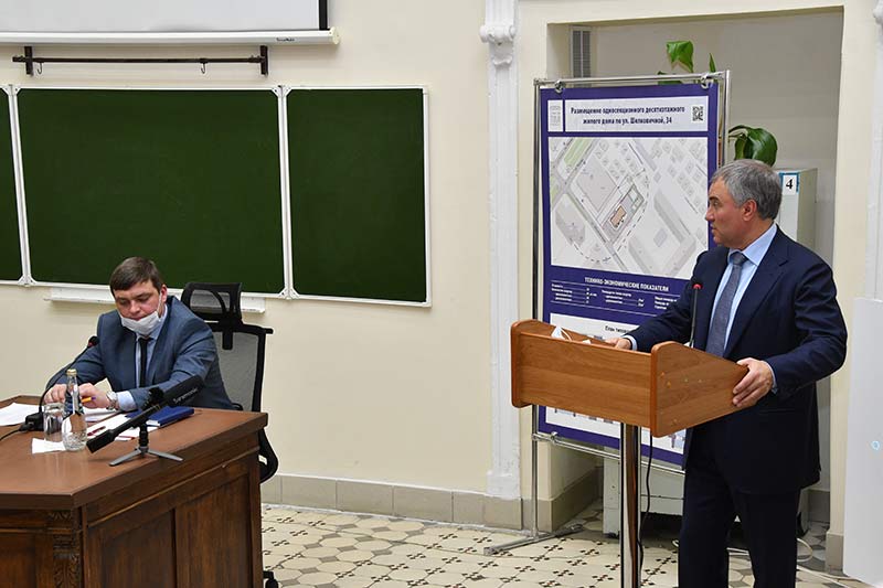 Встреча спикера Госдумы со студентами СГМУ