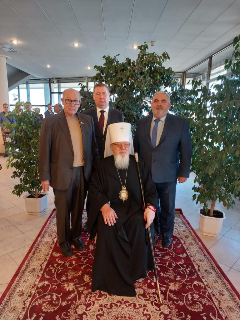 Ректор Игорь Есауленко принял участие в торжестве, посвященном юбилейным датам духовного служения митрополита Сергия