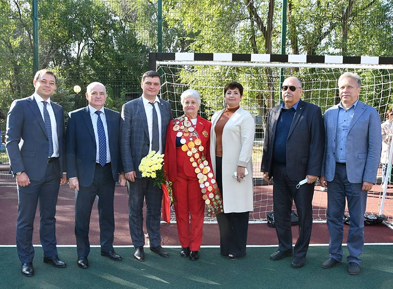 Открытие спортивной площадки