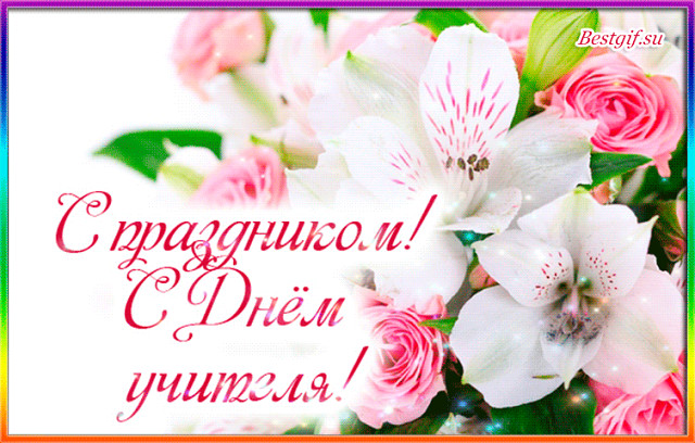 Поздравление П.В. Глыбочко с Днем учителя