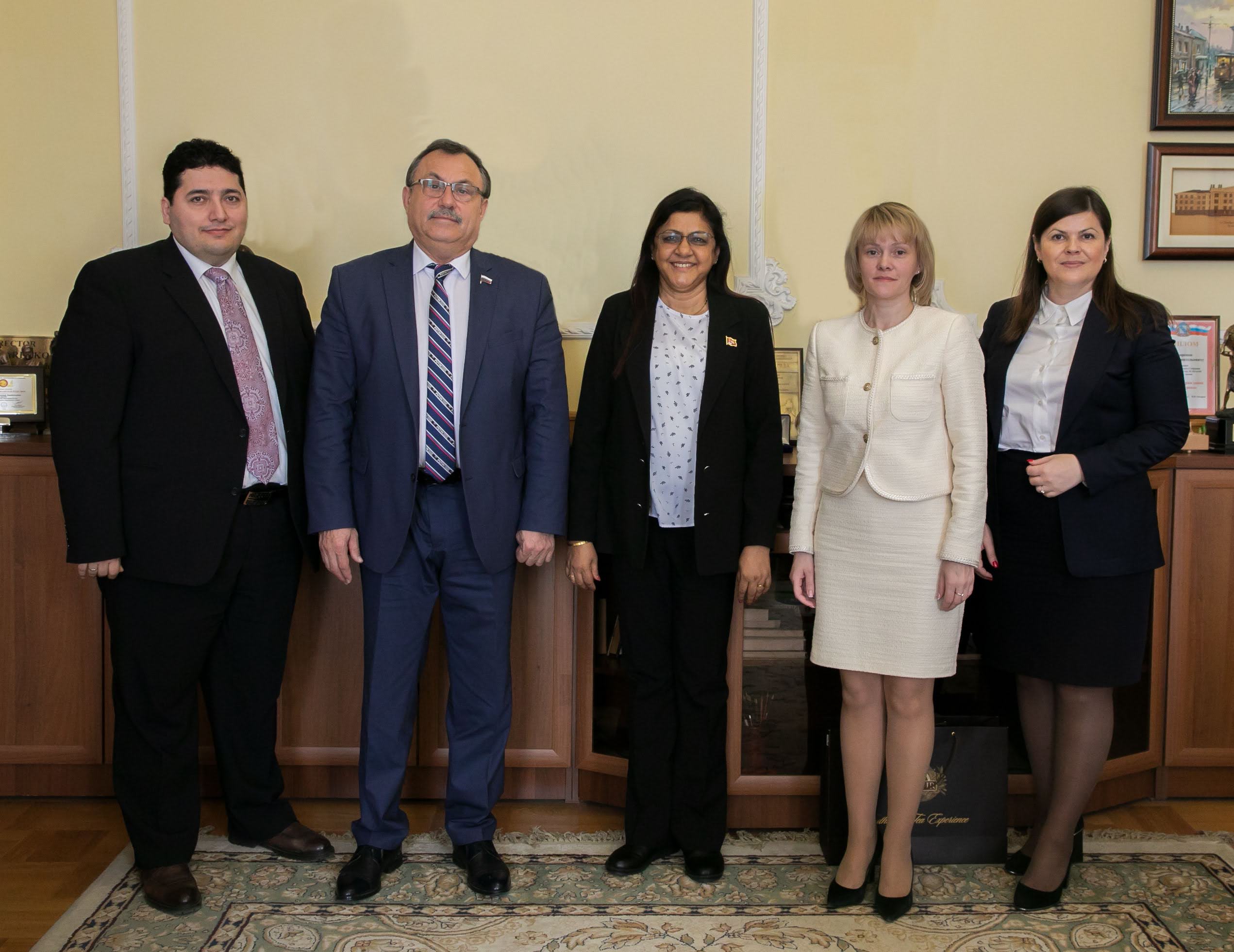 Визит делегации Посольства Шри-Ланки в России в Курский медуниверситет