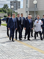 Михаил Мишустин и Михаил Мурашко посетили Детскую краевую клиническую больницу им. Пиотровича в Хабаровском крае
